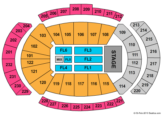T-Mobile Center Eric Clapton Seating Chart